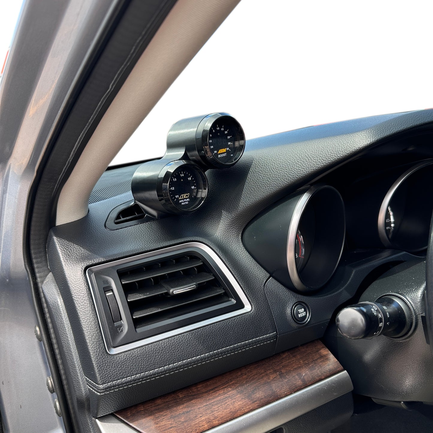 Dual gauge pod mount for 2015-2019 Legacy Outback functional defrost