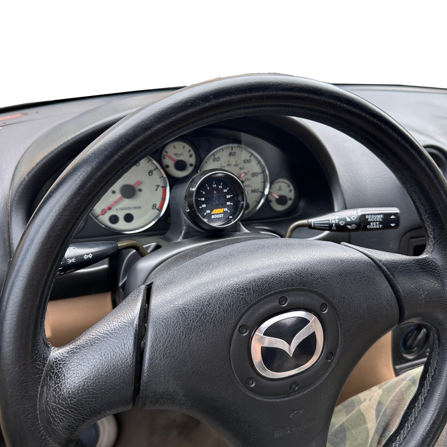 Single Steering Column Gauge Pod for Miata NB 1998-2004 MX5