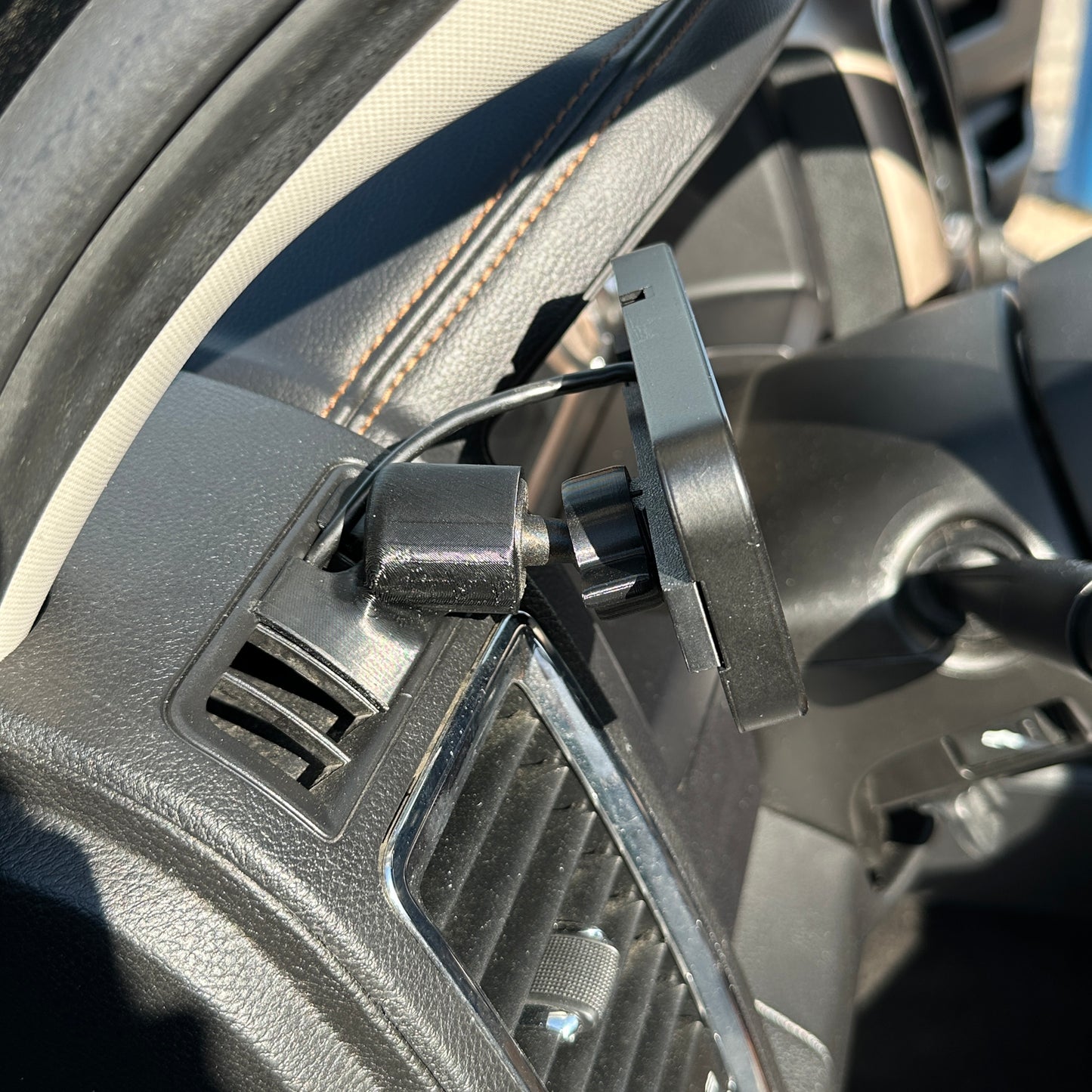 Custom Auxbeam mount for 2010-2018 Ram defrost vent 6 or 8 gang
