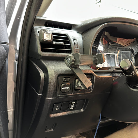Custom phone mount for Toyota 4Runner 2010-2025 replaces factory blank button