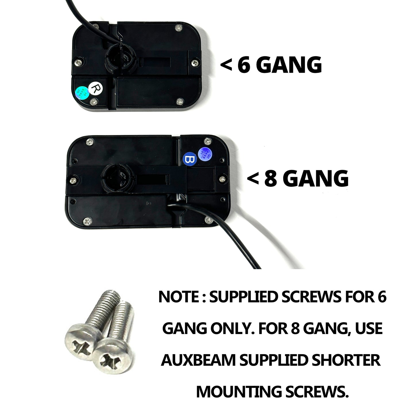 Custom Auxbeam mount for 2021-2026 Ford Bronco Sport 3M vent 6 or 8 gang