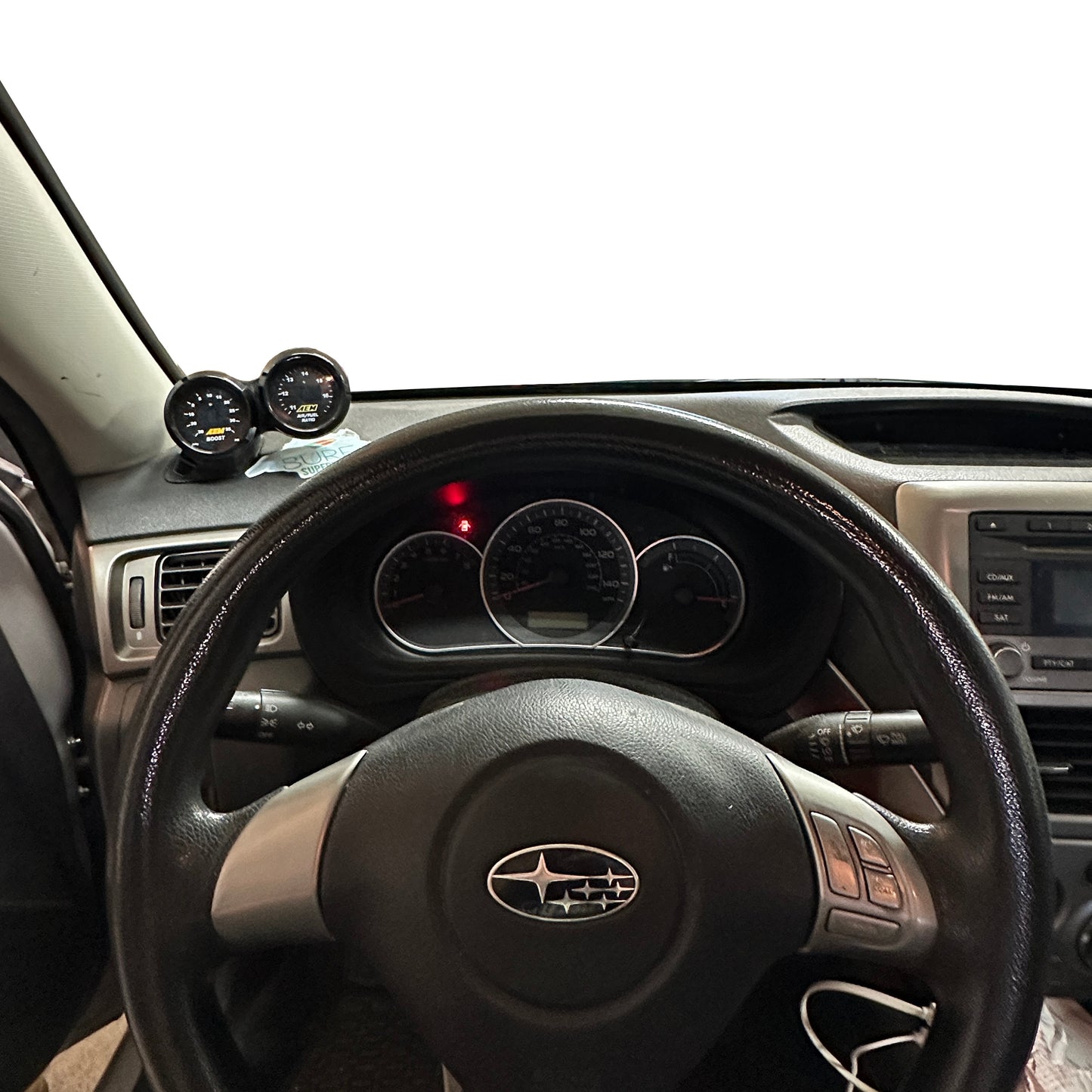 Dual gauge pod mount for 2008-2014 Impreza WRX Forester functional defrost