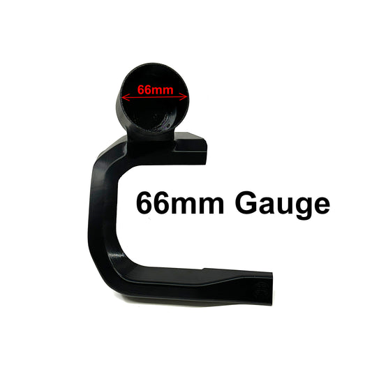 Single 66mm gauge pod mount for 2021-2026 Ford F150 Vent bezel cover