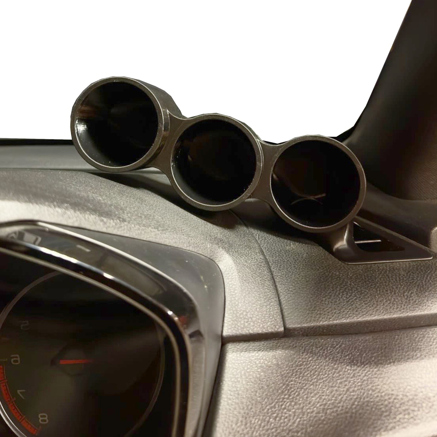 Triple gauge pod mount for 2022-2025 Subaru WRX functional defrost vent