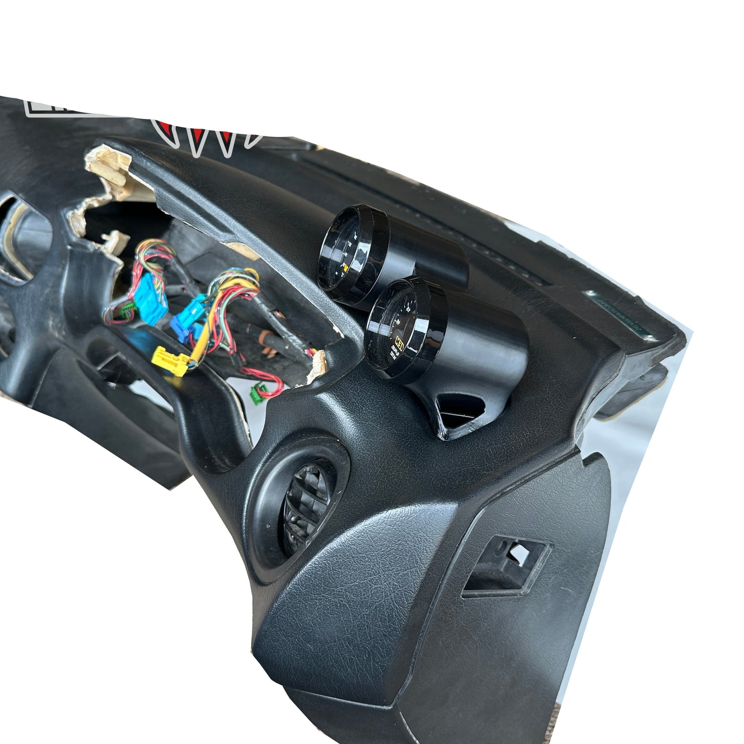 Dual gauge pod mount for 1993-1997 Del Sol functional defrost vent