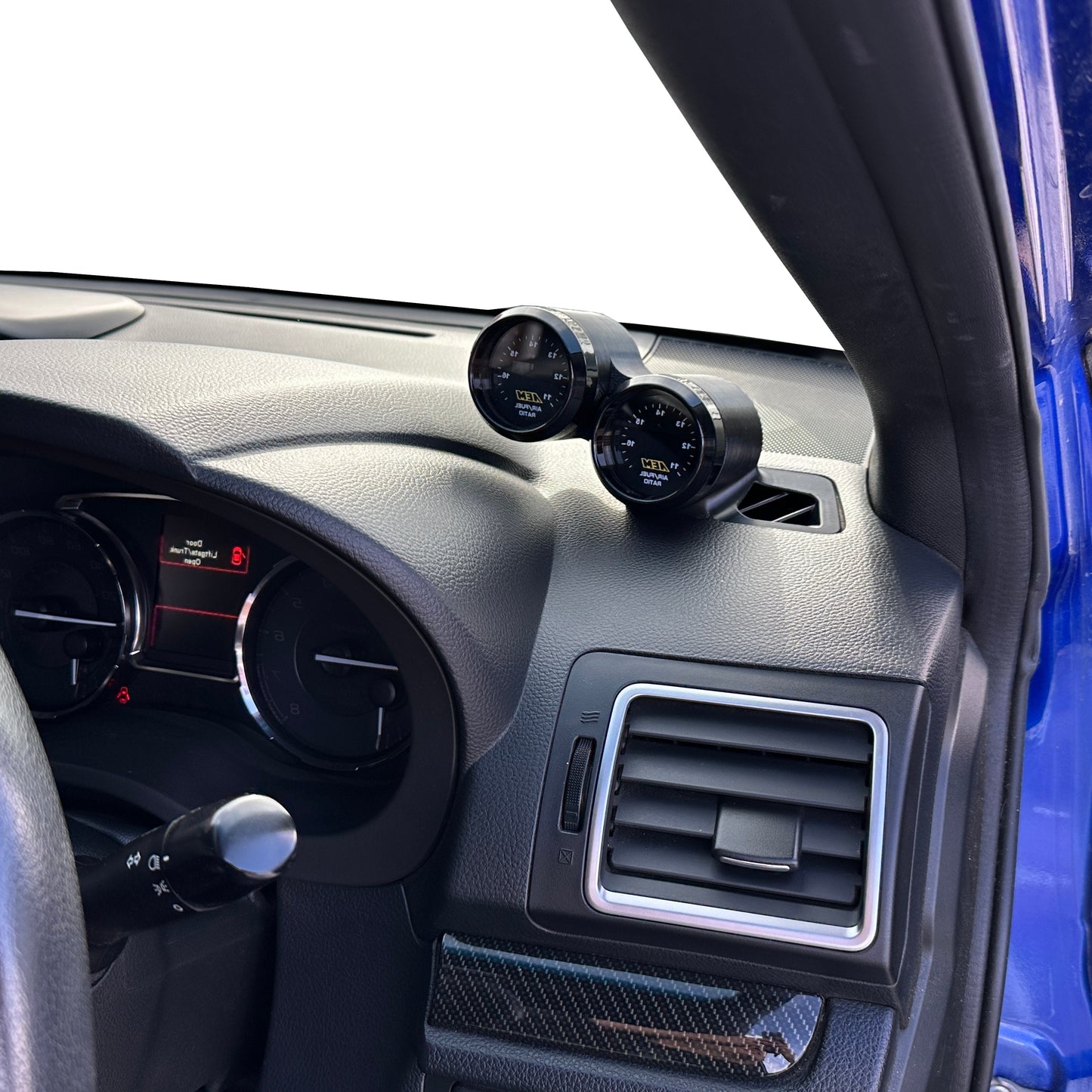Dual gauge pod mount for 2015-2021 Impreza WRX Forester functional defrost