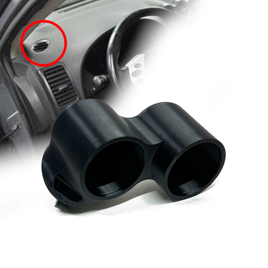 Dual gauge pod mount for Nissan Altima 2007-2012 functional defrost vent 52mm