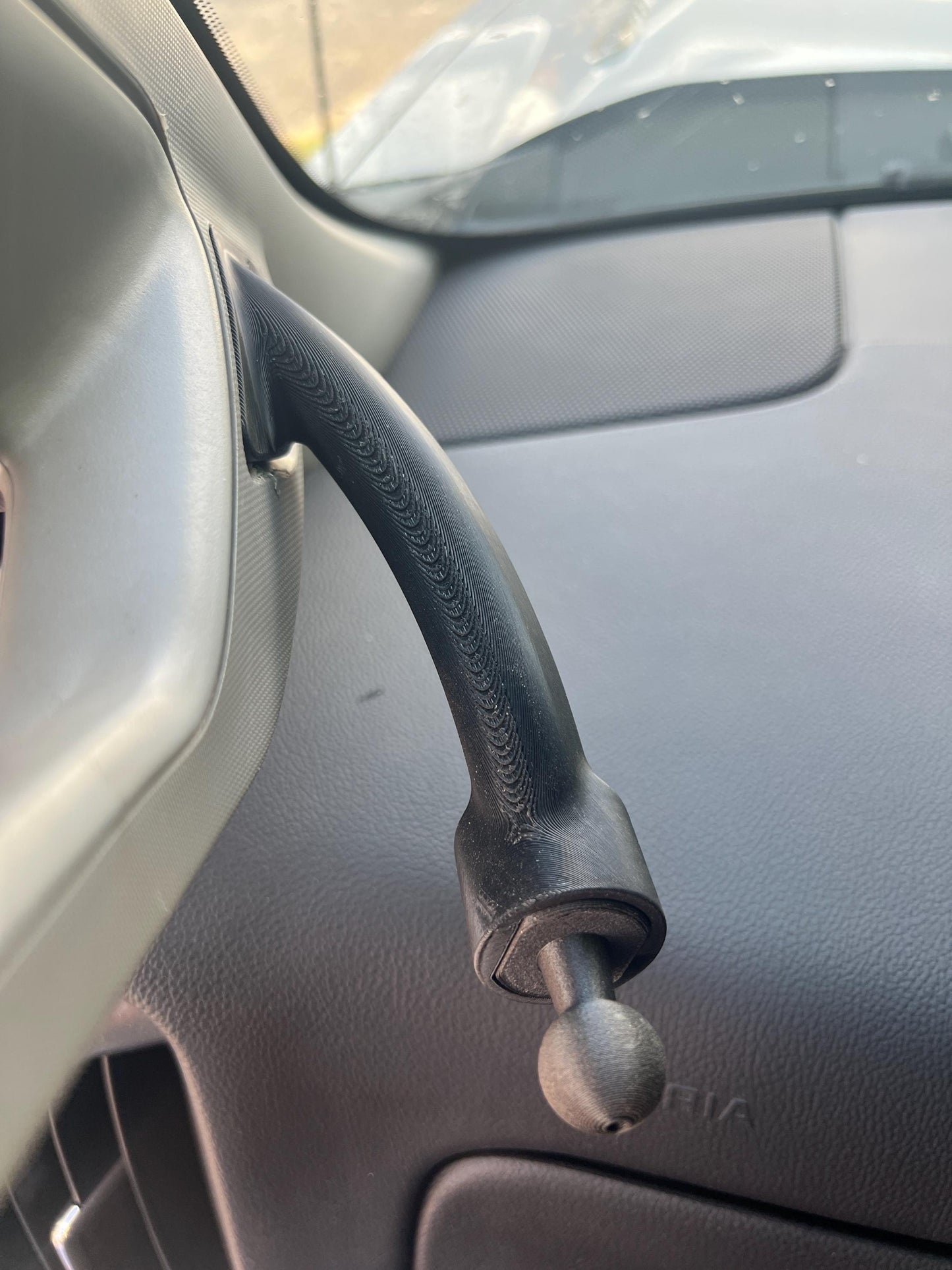 Custom phone mount for Silverado 2500 2015-2019 2500 3500 grab handle bolt on