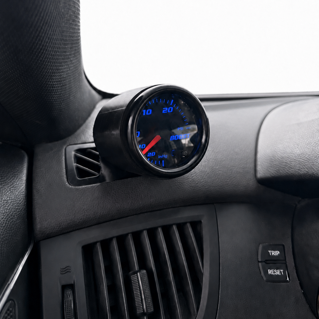 Single gauge pod mount for 2010-2012 Hyundai Genesis Coupe Defrost vent