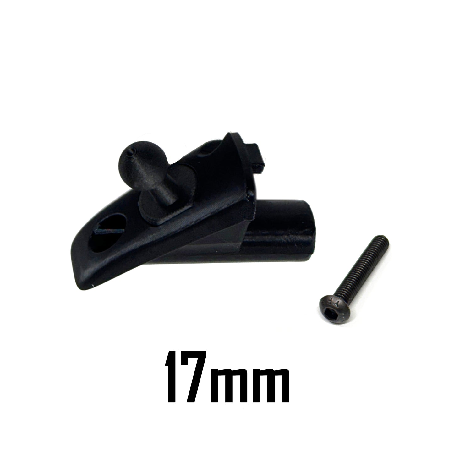 Custom Ball mount for 2018-2024 Jeep Wrangler Pillar cap 1" or 17mm
