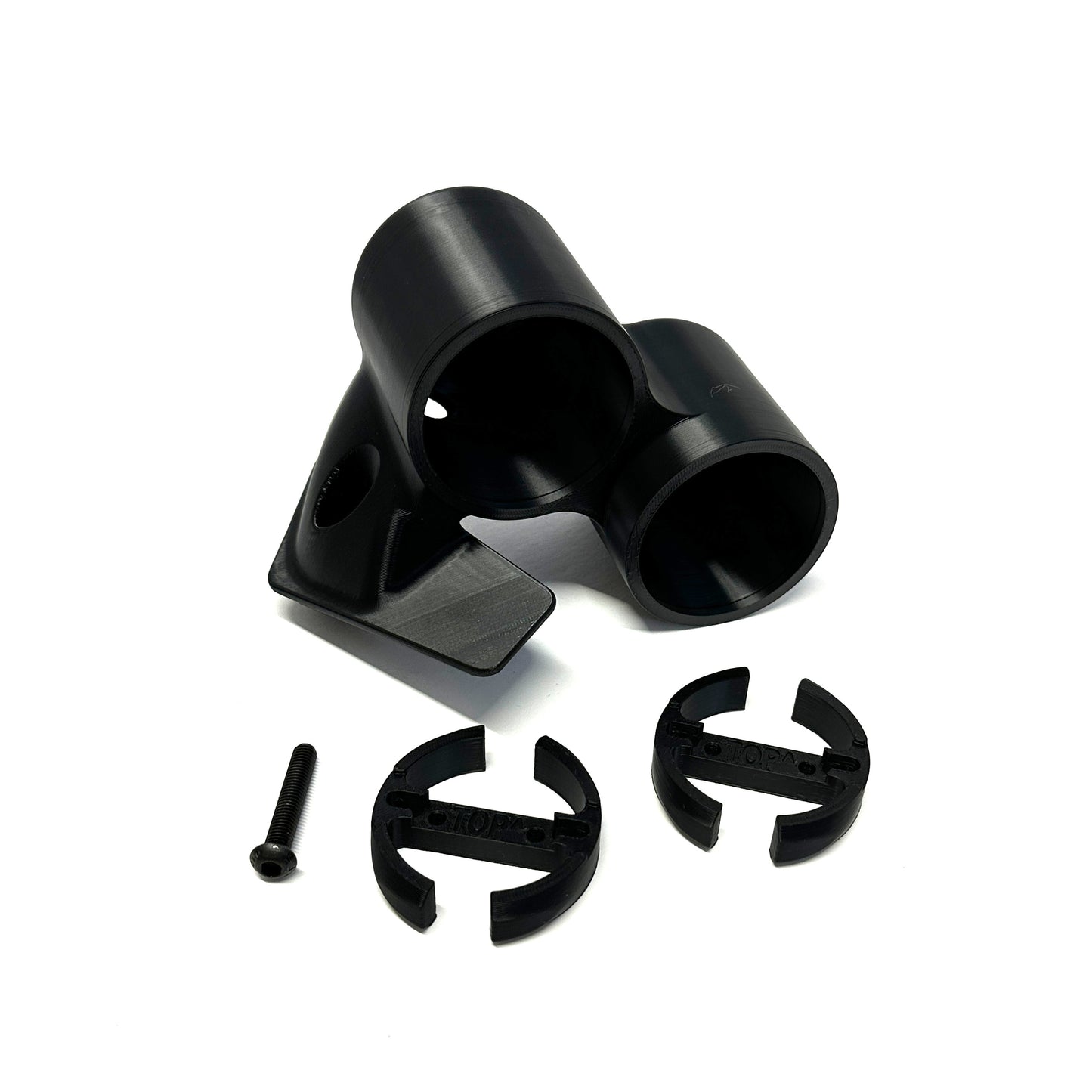 Dual gauge pod mount for 2022-2025 Chevy Silverado 1500 2500 Sierra grab handle