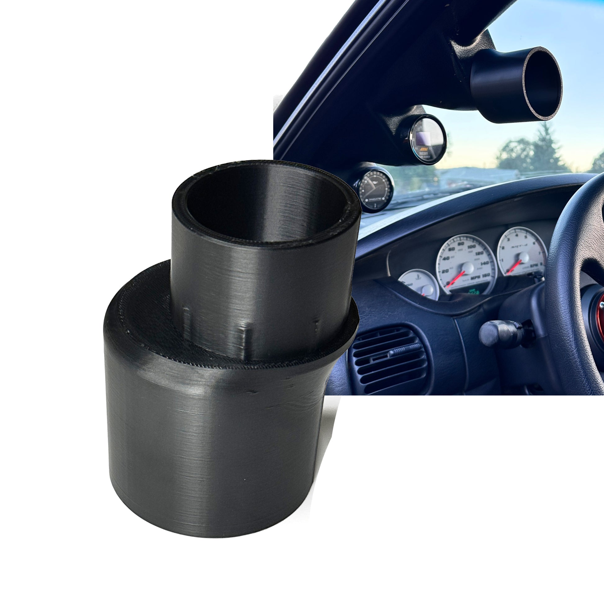 Gauge pod adapter 52mm to 60mm offset spacer – carzdeluxe
