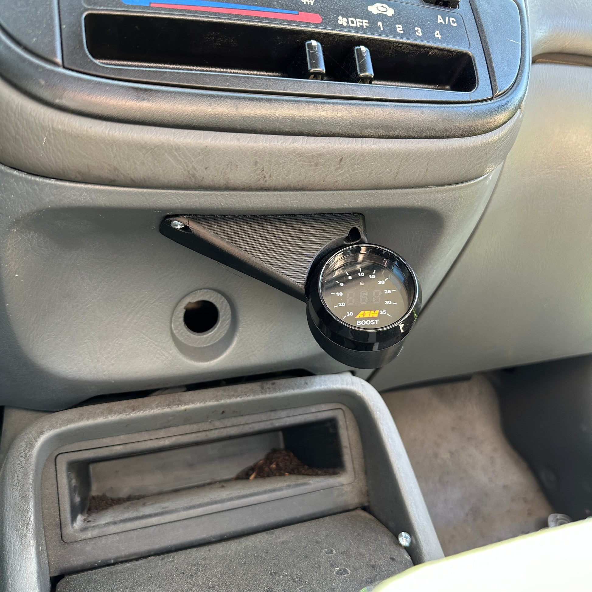 Motivemystique Single Gauge Pod Mount – Window Vent Holder For 1996-2000 Honda Civic EK