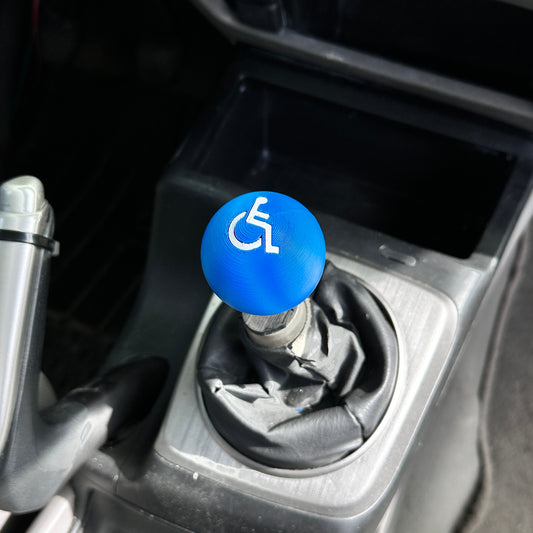 Handicap shift knob M8 M10 M12 3/8" 1/2"