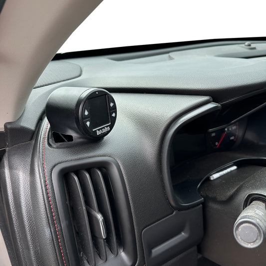 Single gauge pod mount for 2015-2022 Colorado, Canyon functional defrost vent