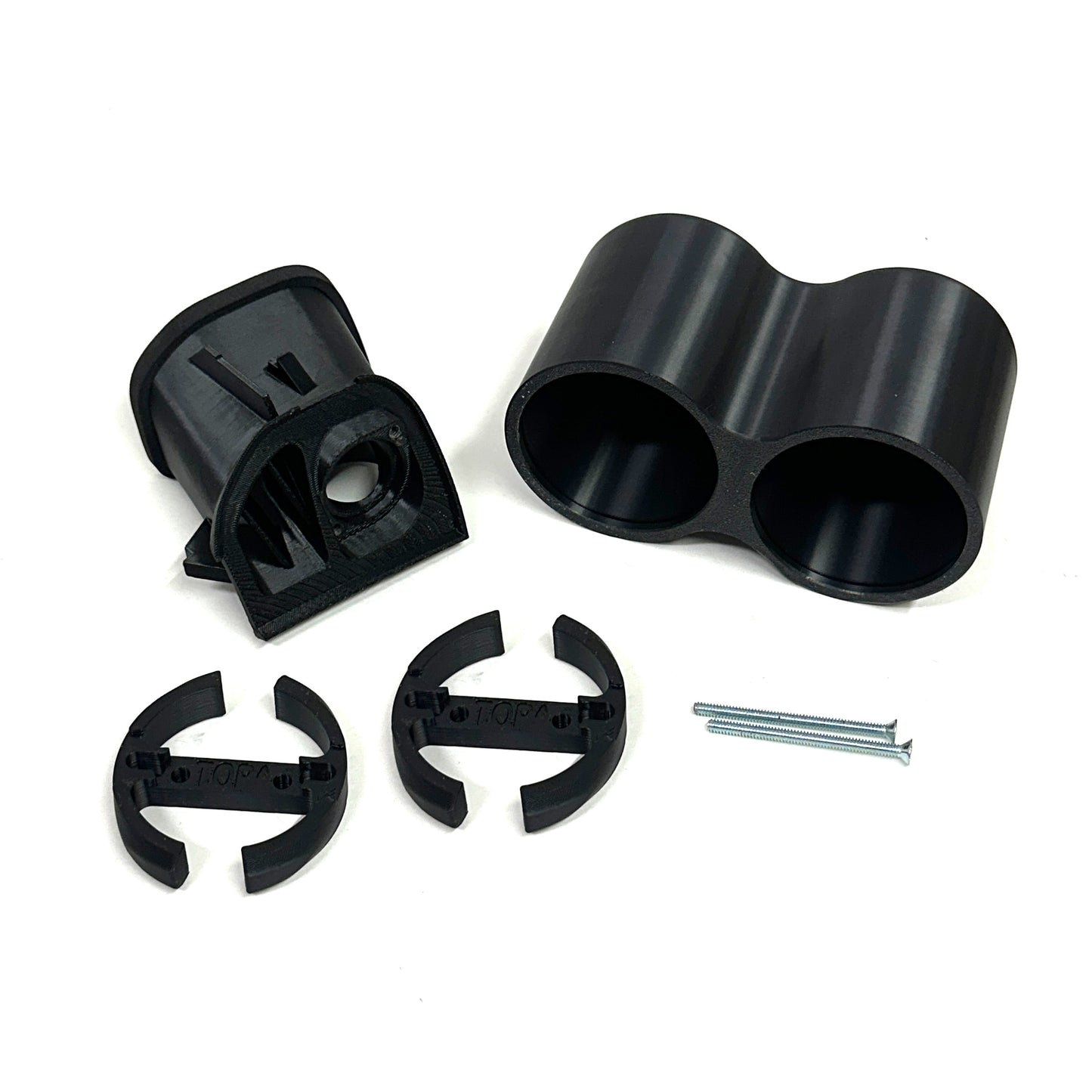 Dual gauge pod mount for 2019-2025 Ram defrost vent 52mm