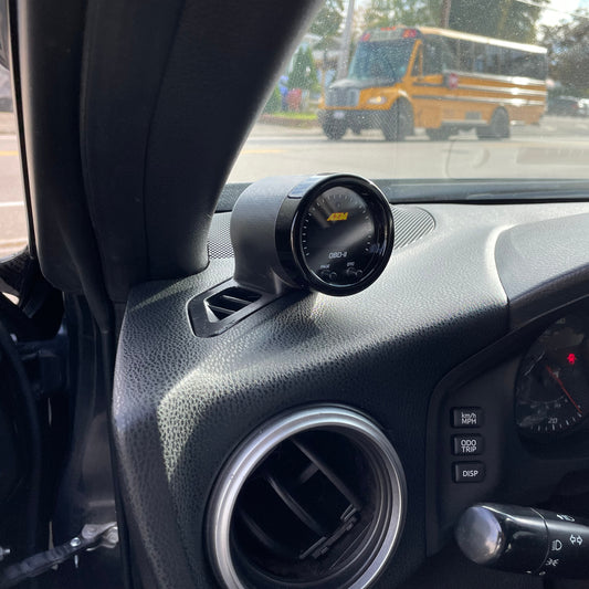 Single gauge pod mount for 86 BRZ FRS 2013-2021 functional defrost vent
