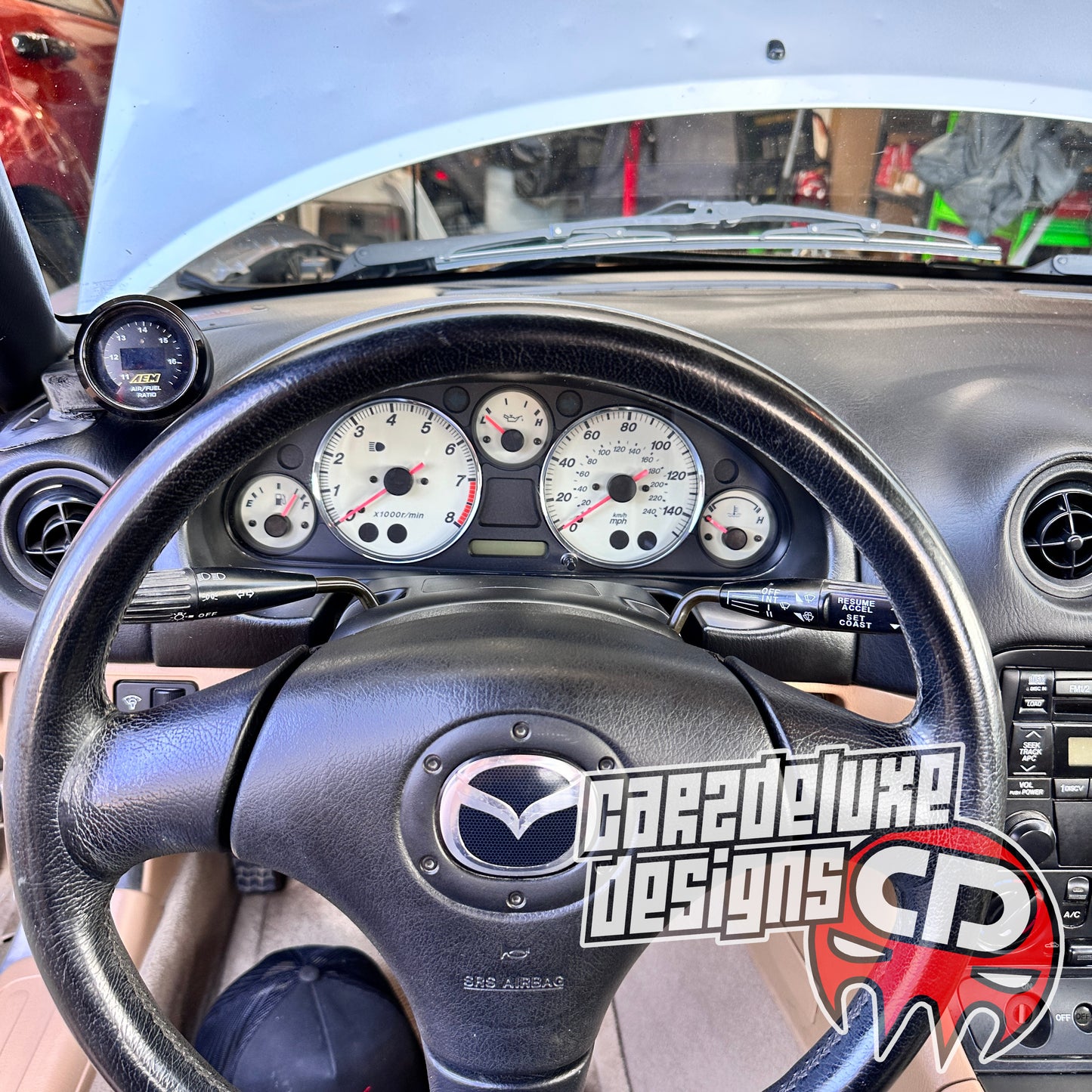 GAUGE POD SINGLE 1999-2004 MAZDA MIATA NB