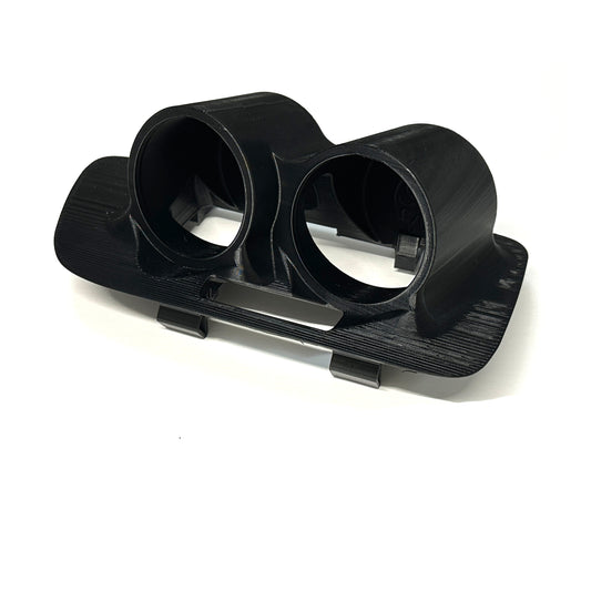 Dual 60mm gauge pod mount for 1996-2000 Civic EK center defrost vent