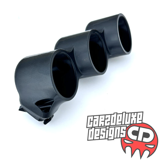 TRIPLE GAUGE POD MOUNT FITS CIVIC DEL SOL FUNCTIONAL WINDOW VENT