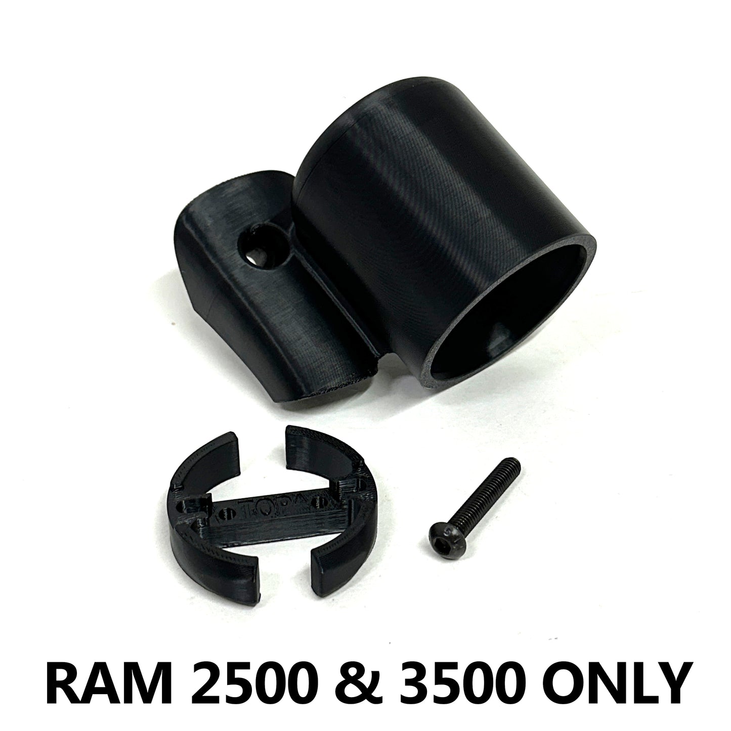 Single gauge pod for 2019-2025 Ram 2500 & 3500 grab handle cap bolt on