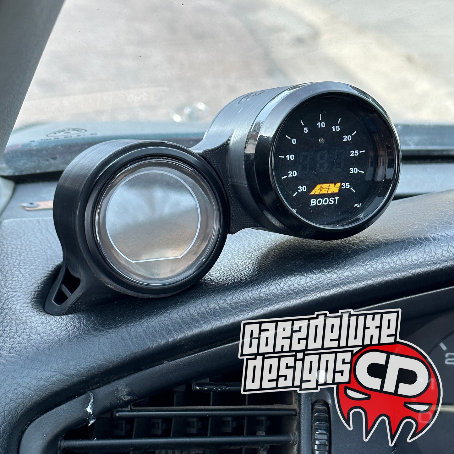 Gauge Pod Addition 52mm universal mounting custom Carzdeluxe product