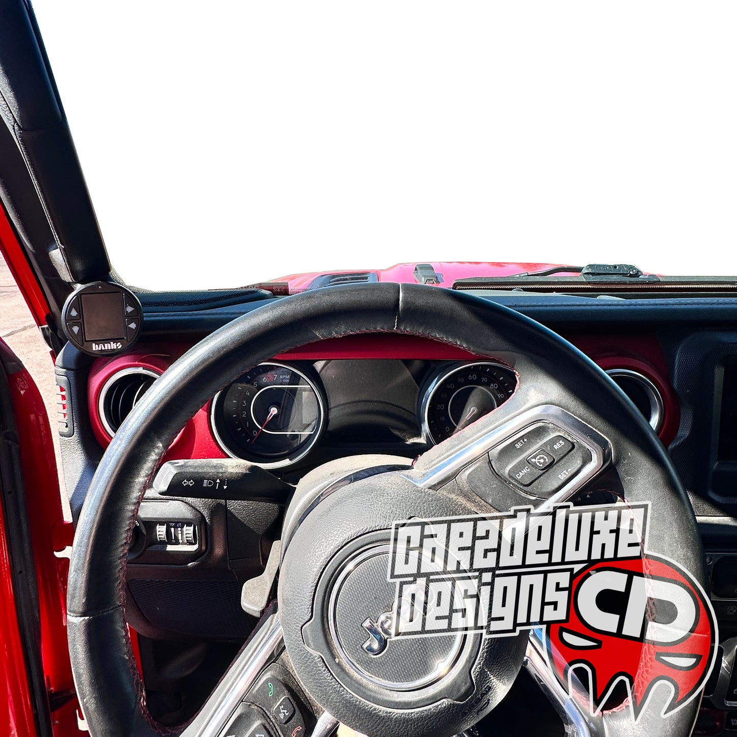 Custom A-pillar Gauge pod FITS 2018-2024 Wrangler Bolt-On