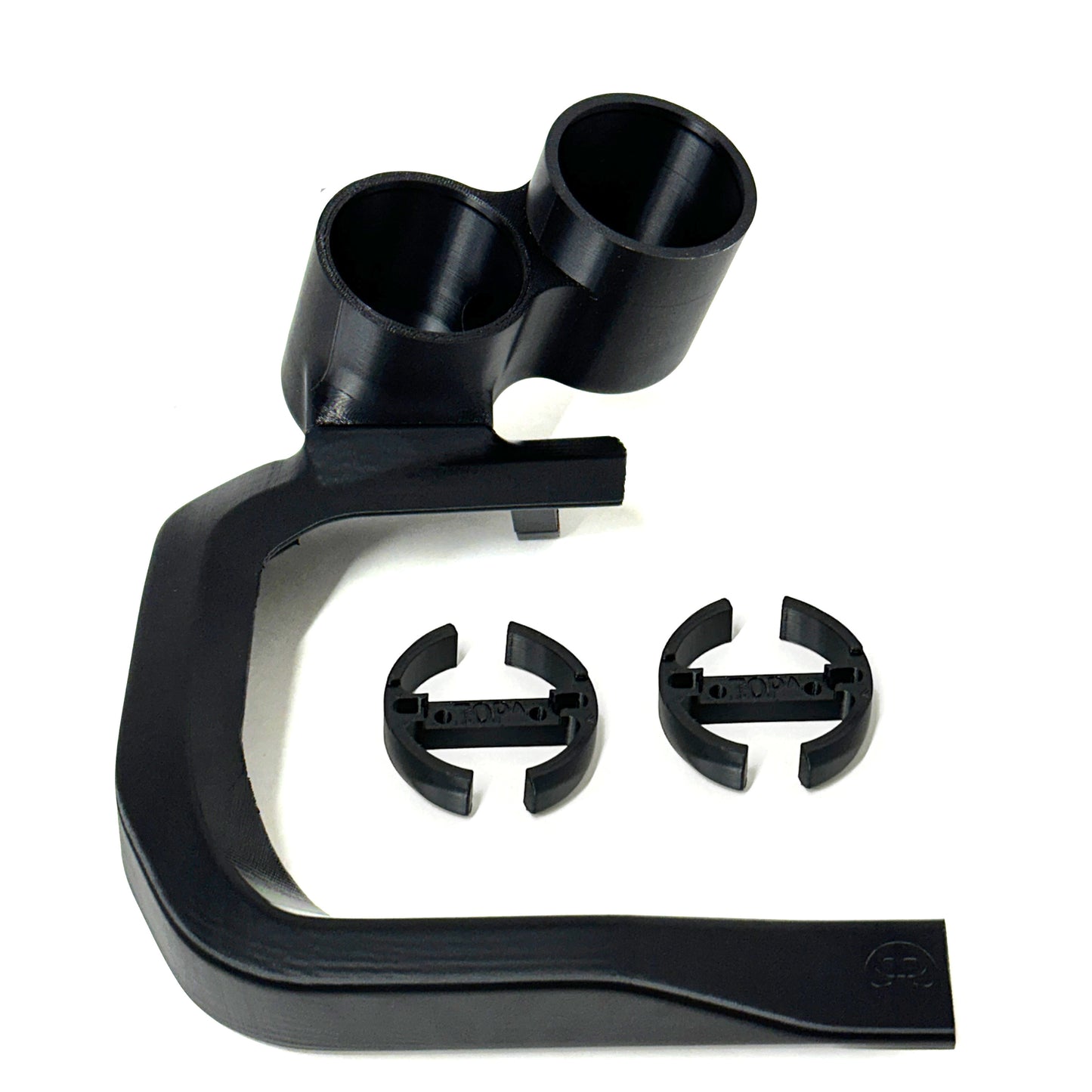 Dual gauge pod mount for 2021-2025 Ford F150 Vent bezel cover (3D printed)