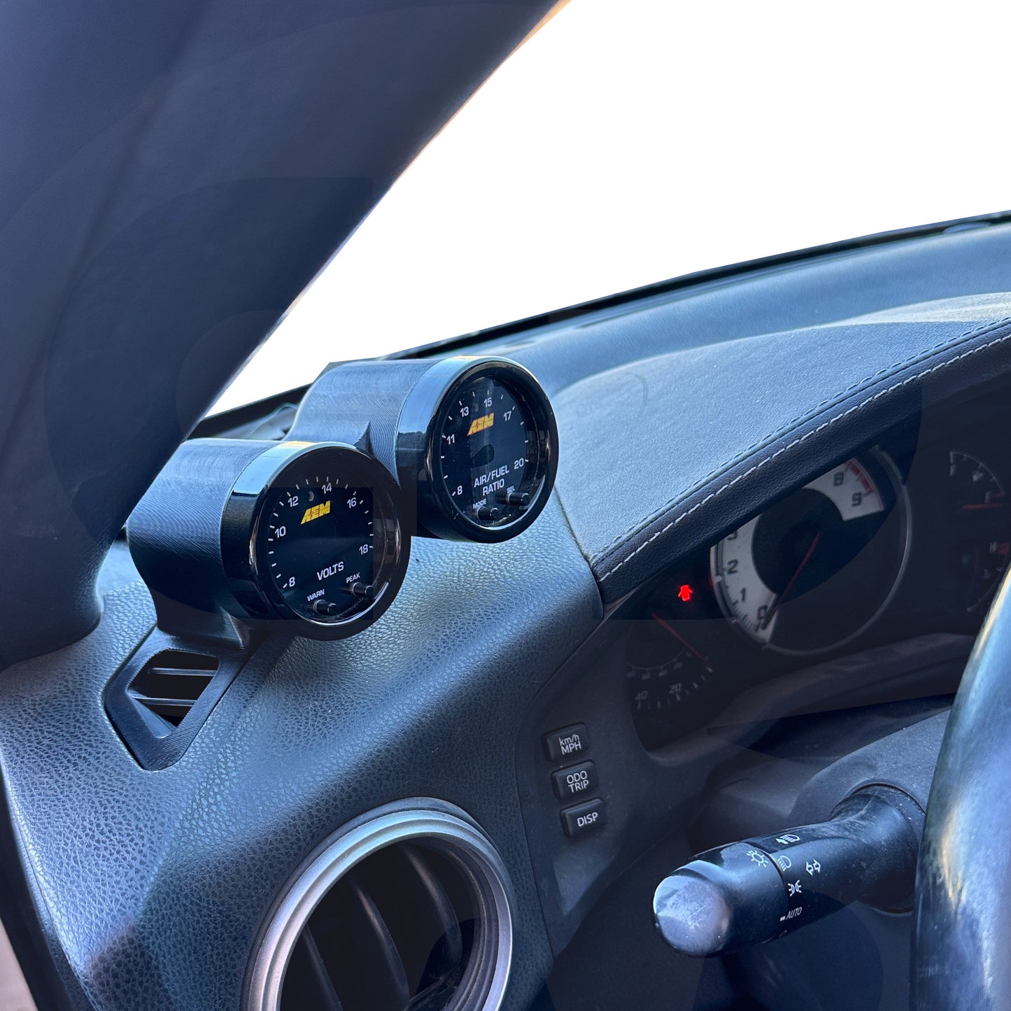 Dual gauge pod mount for 86 BRZ FRS 2013-2021 functional defrost vent