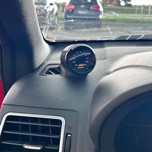 Single gauge pod mount for 2015-2021 Impreza WRX Forester functional defrost