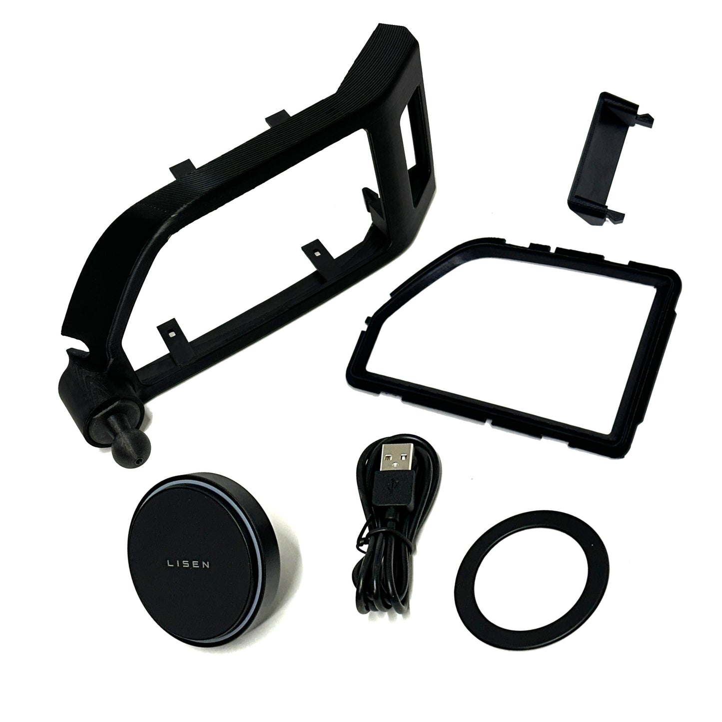Custom 17mm phone mount for 2015-2020 F150 Vent Bezel (Vent not included)