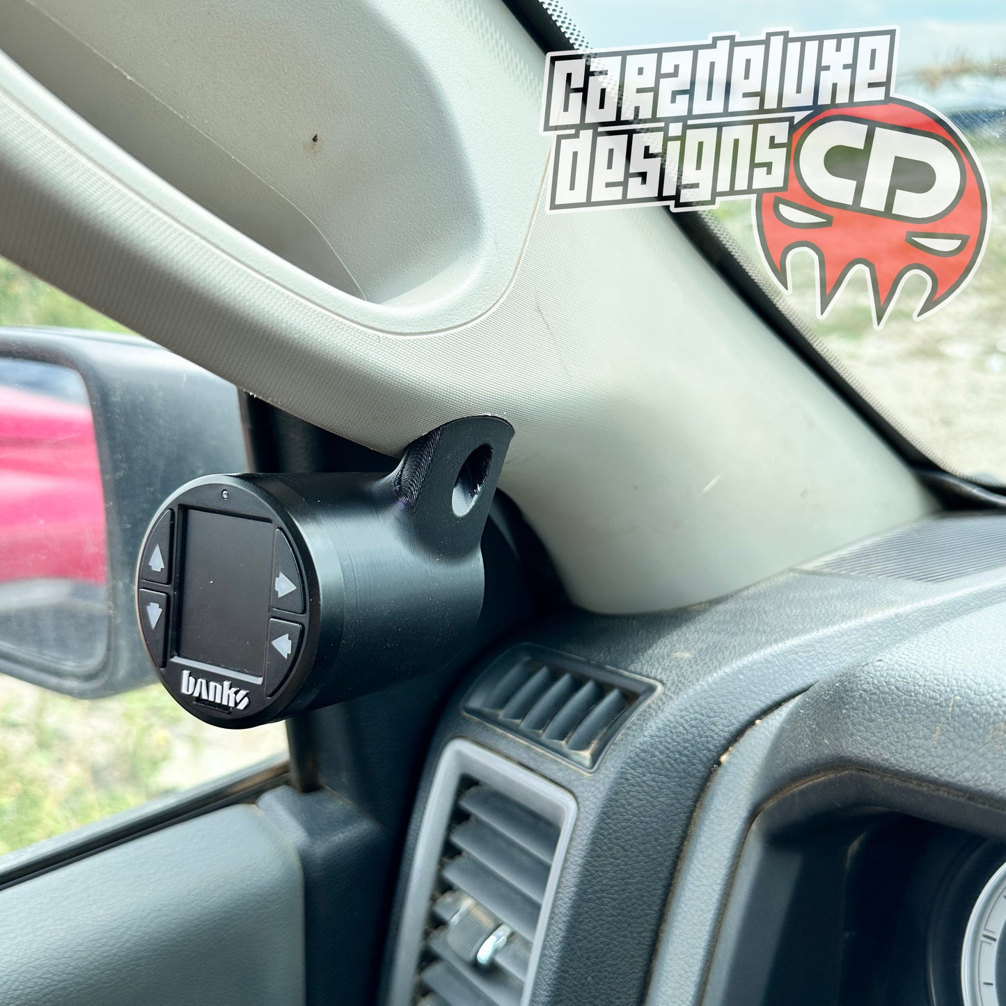 Custom A-pillar Gauge pod FITS 2010-2018 RAM Bolt-On