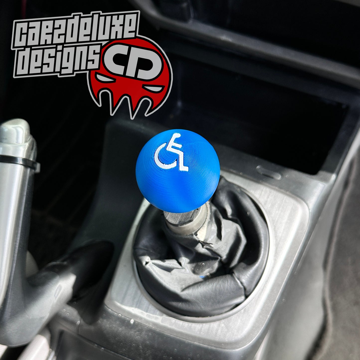 Handicap Shift knob 3D printed thread M8|M10|M12