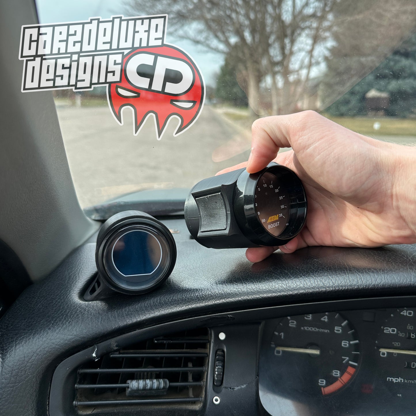 Gauge Pod Addition 52mm universal mounting custom Carzdeluxe product