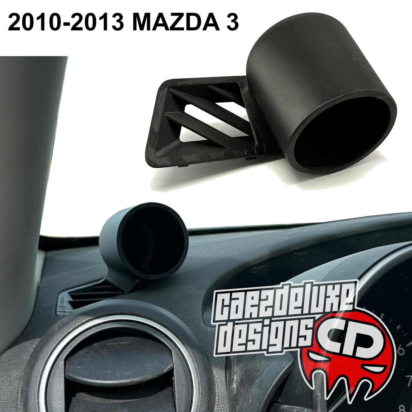 SINGLE GAUGE POD MOUNT FITS MAZDA 3 2010-2013