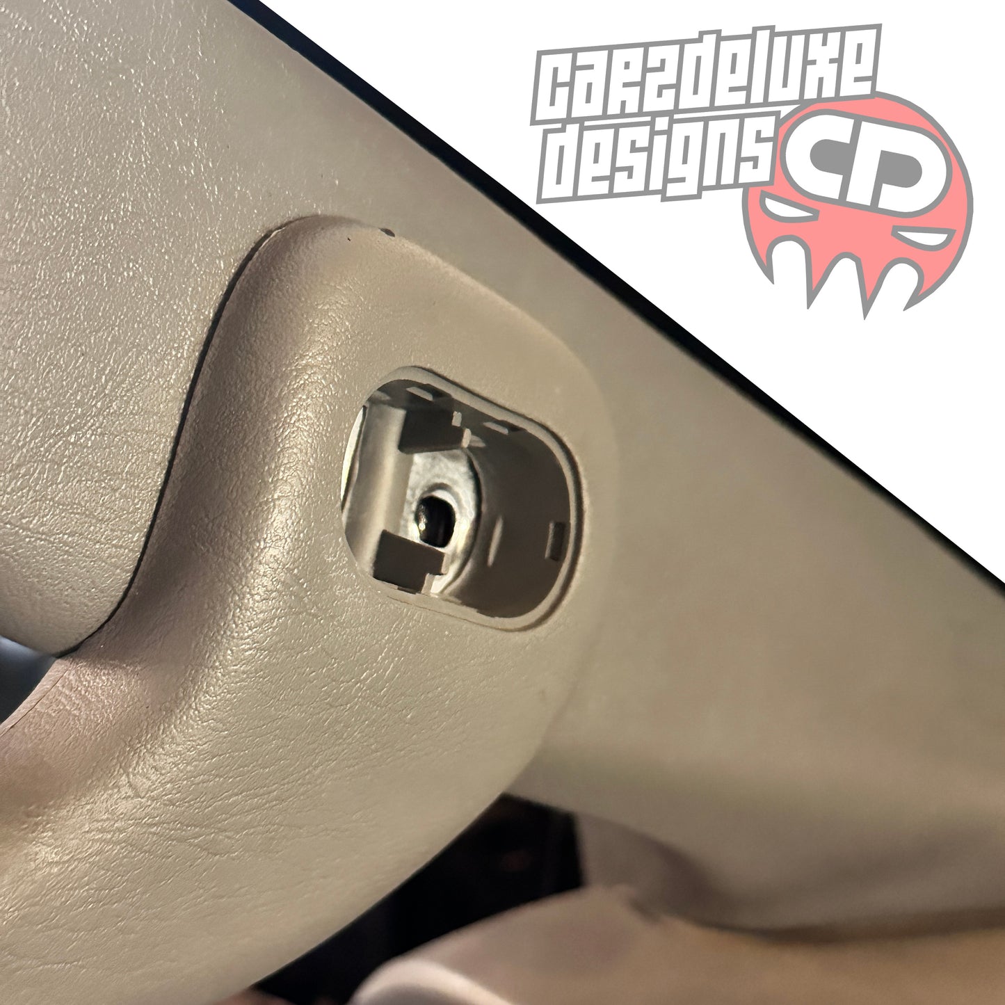 Custom gauge pod 1999-2007 F250 F350 A-pillar handle Bolt on