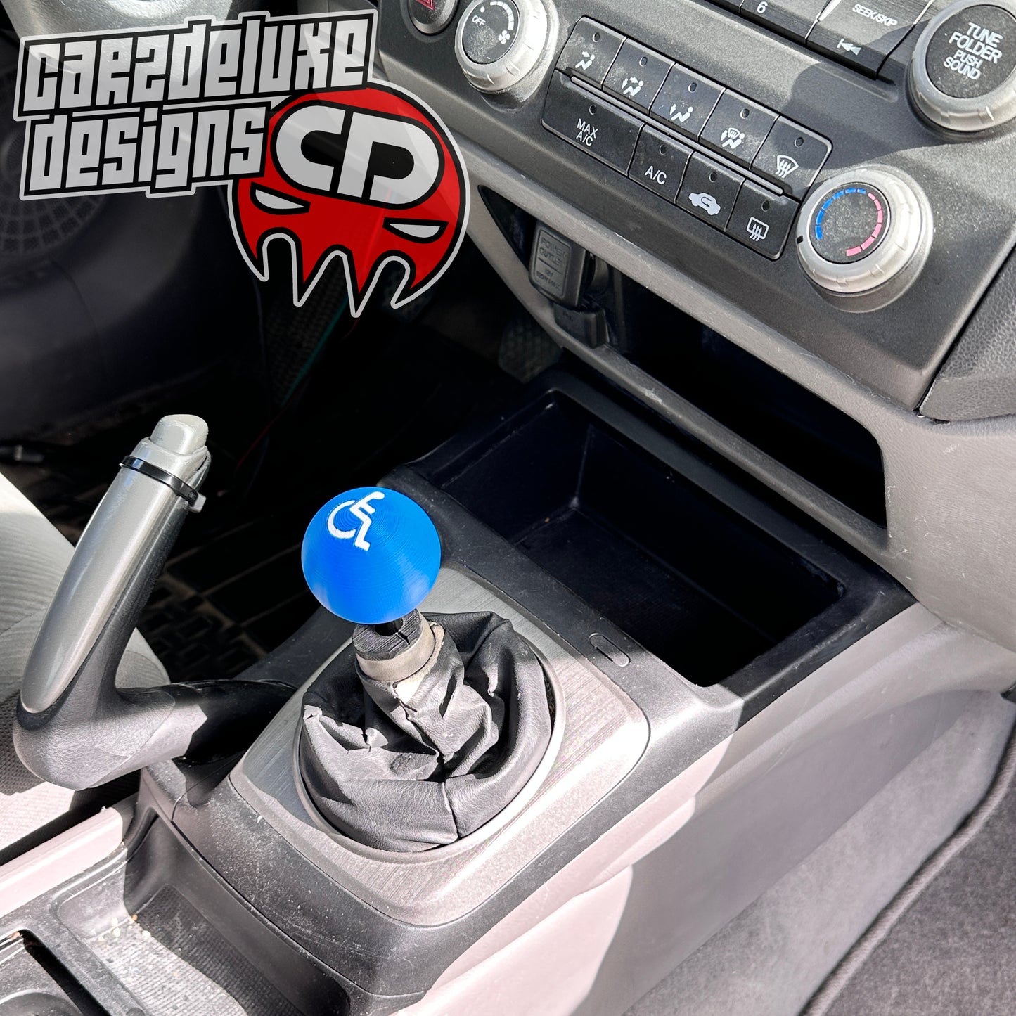 Handicap Shift knob 3D printed thread M8|M10|M12