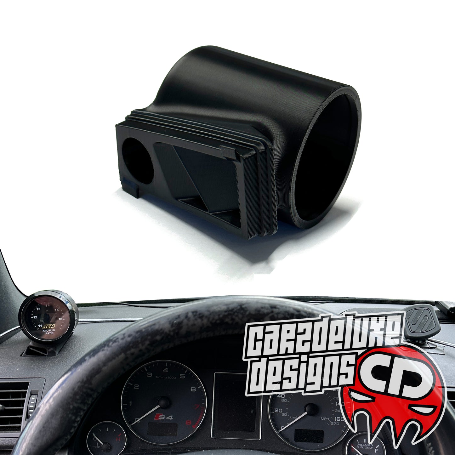 SINGLE GAUGE POD FITS AUDI S4 FITS A4 2002-2008 52mm