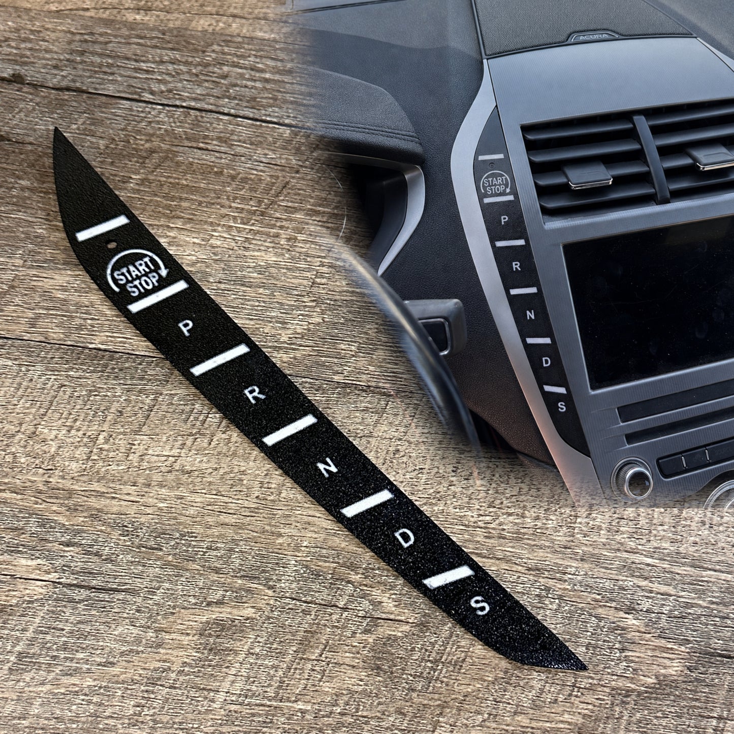 Shift Button Cover Overlay For Lincoln MKZ 2013-2020 Interior Accent