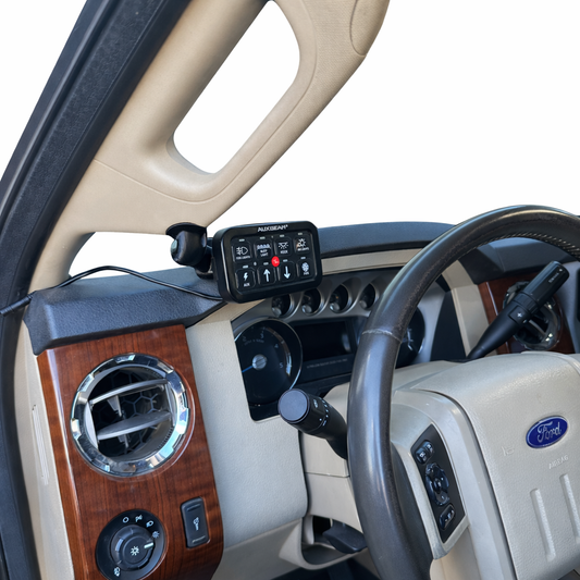 Custom Auxbeam mount for 2011-2016 F250 F350 8 or 6 Gang A-Pillar Bolt-on