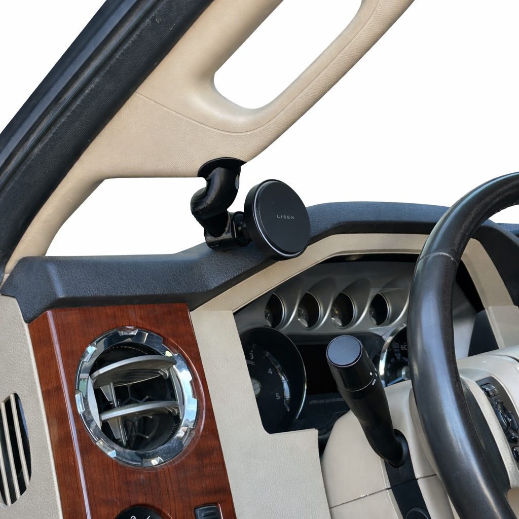 Custom phone mount for 2011-2016 F250 F350 pillar grab handle Bolt-on