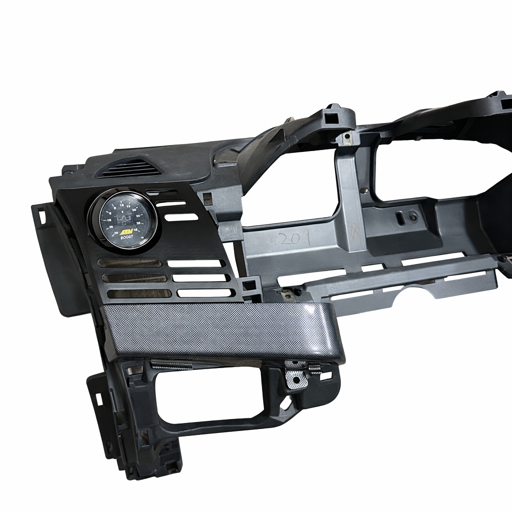 Single gauge pod mount for EVO X 2008-2017 Lancer functional vent cover trim