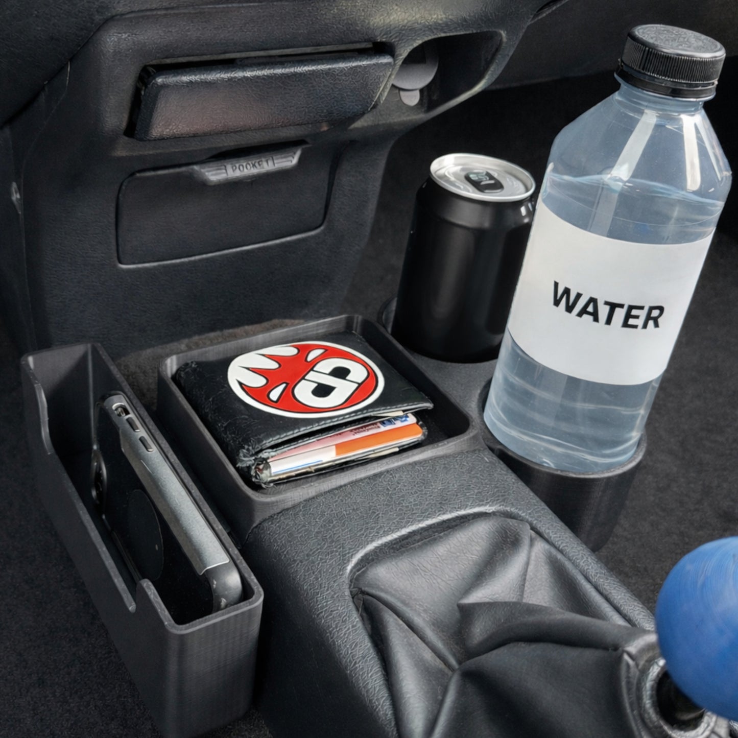 Cup holder upgrade for 1992-1995 Civic EG Storage tray and pocket (Original)