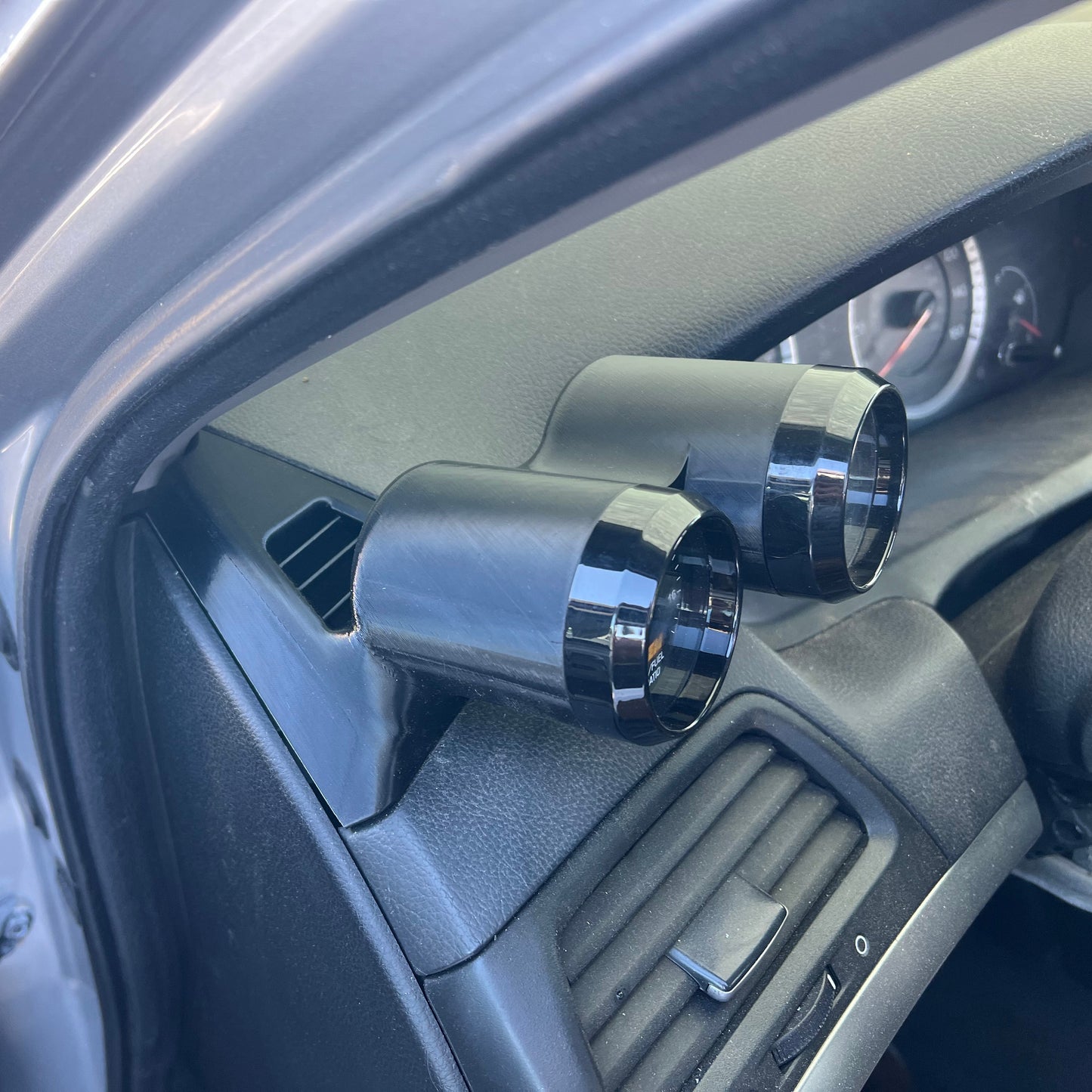 Dual gauge pod mount 2008-2012 Accord functional defrost vent
