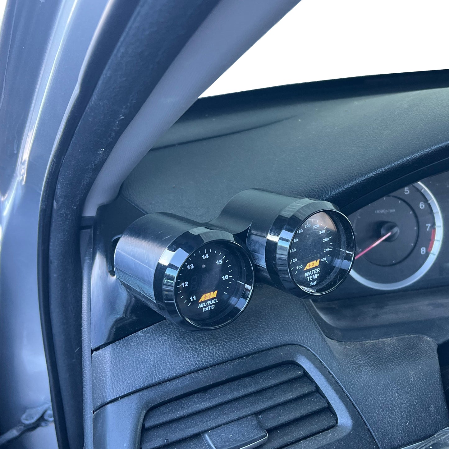 Dual gauge pod mount 2008-2012 Accord functional defrost vent