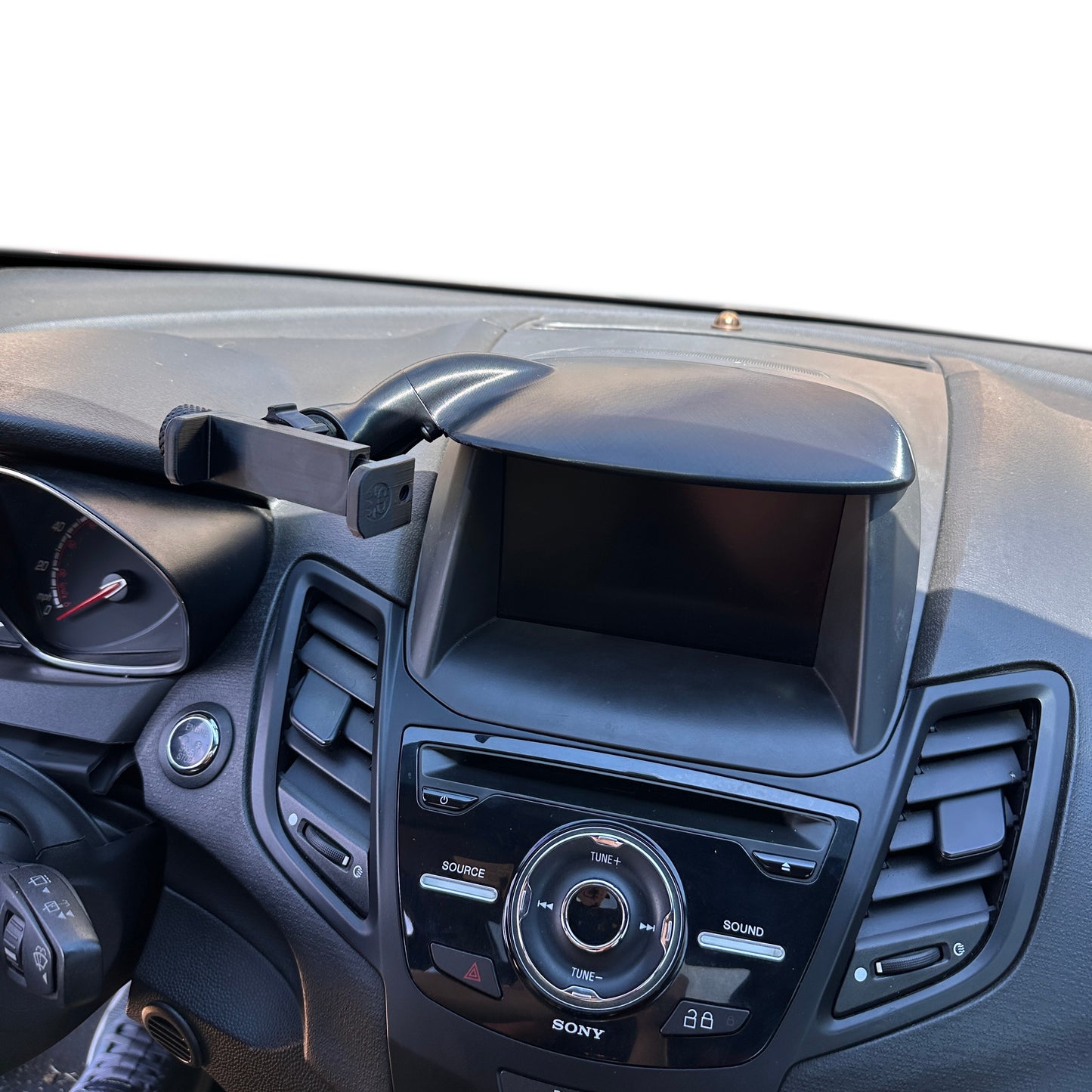 Custom Phone mount for 2014-2019 Ford Fiesta ST Screen hood