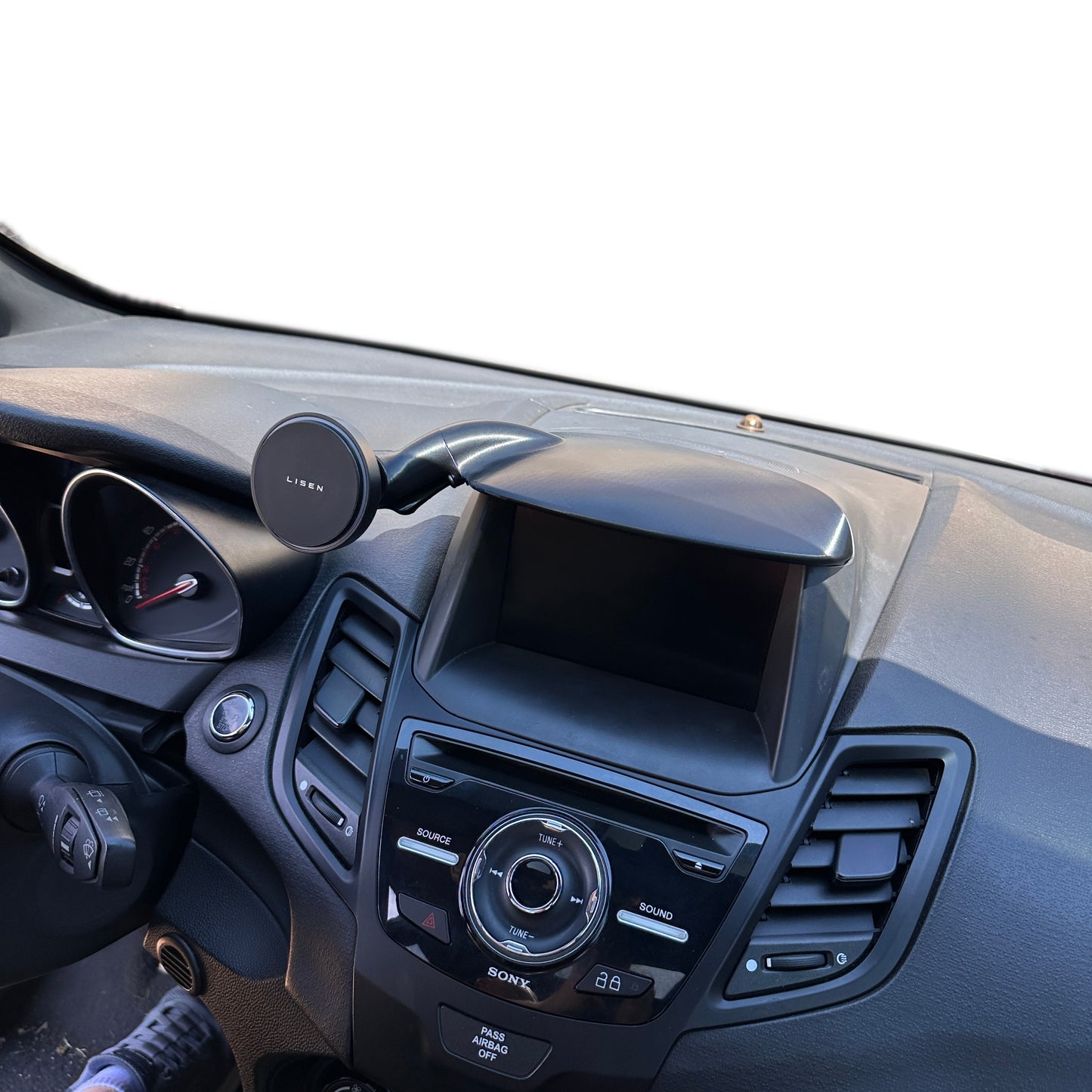 Custom Phone mount for 2014-2019 Ford Fiesta ST Screen hood