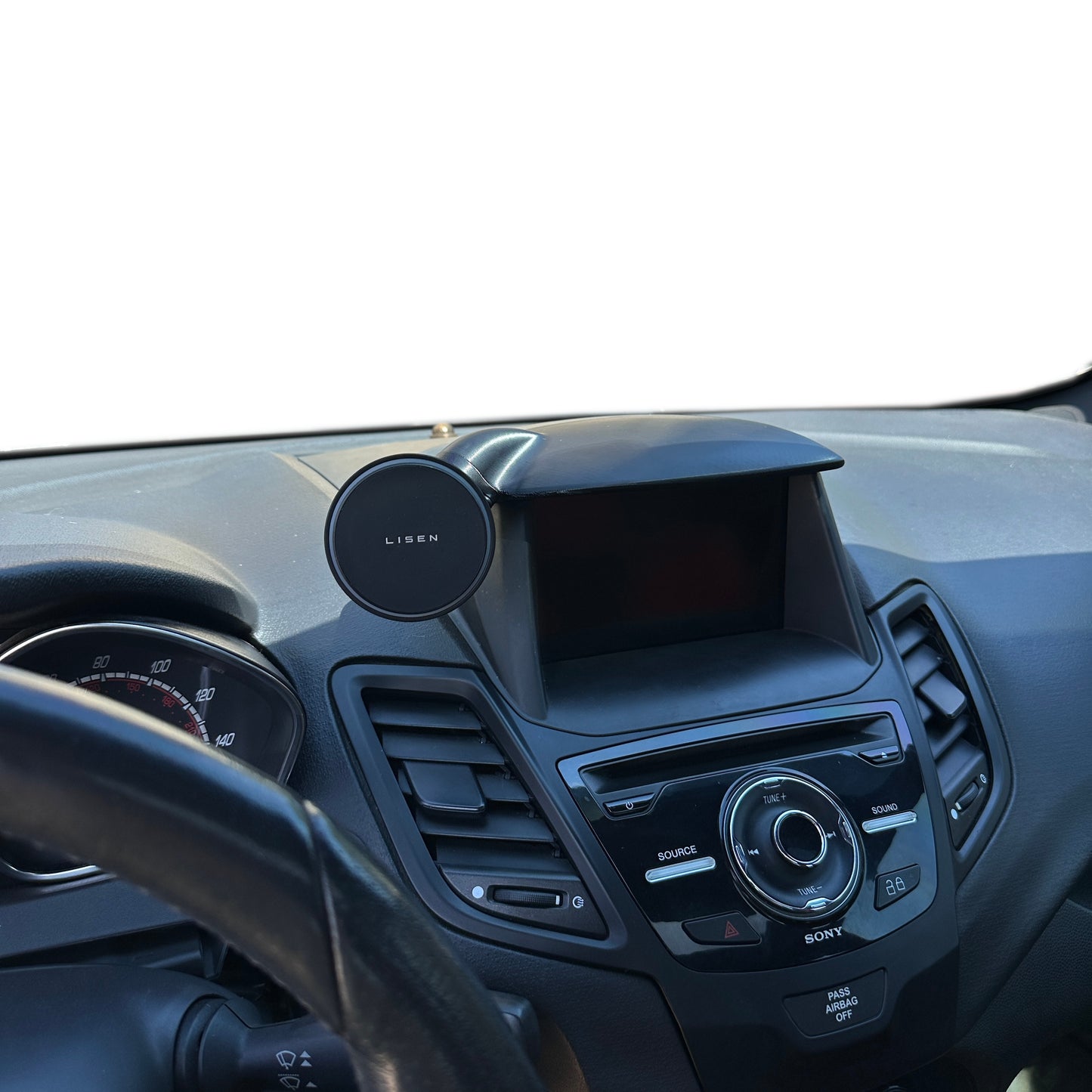 Custom Phone mount for 2014-2019 Ford Fiesta ST Screen hood