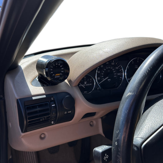 Single gauge pod mount for 1996-2002 BMW Z3 Functional vent