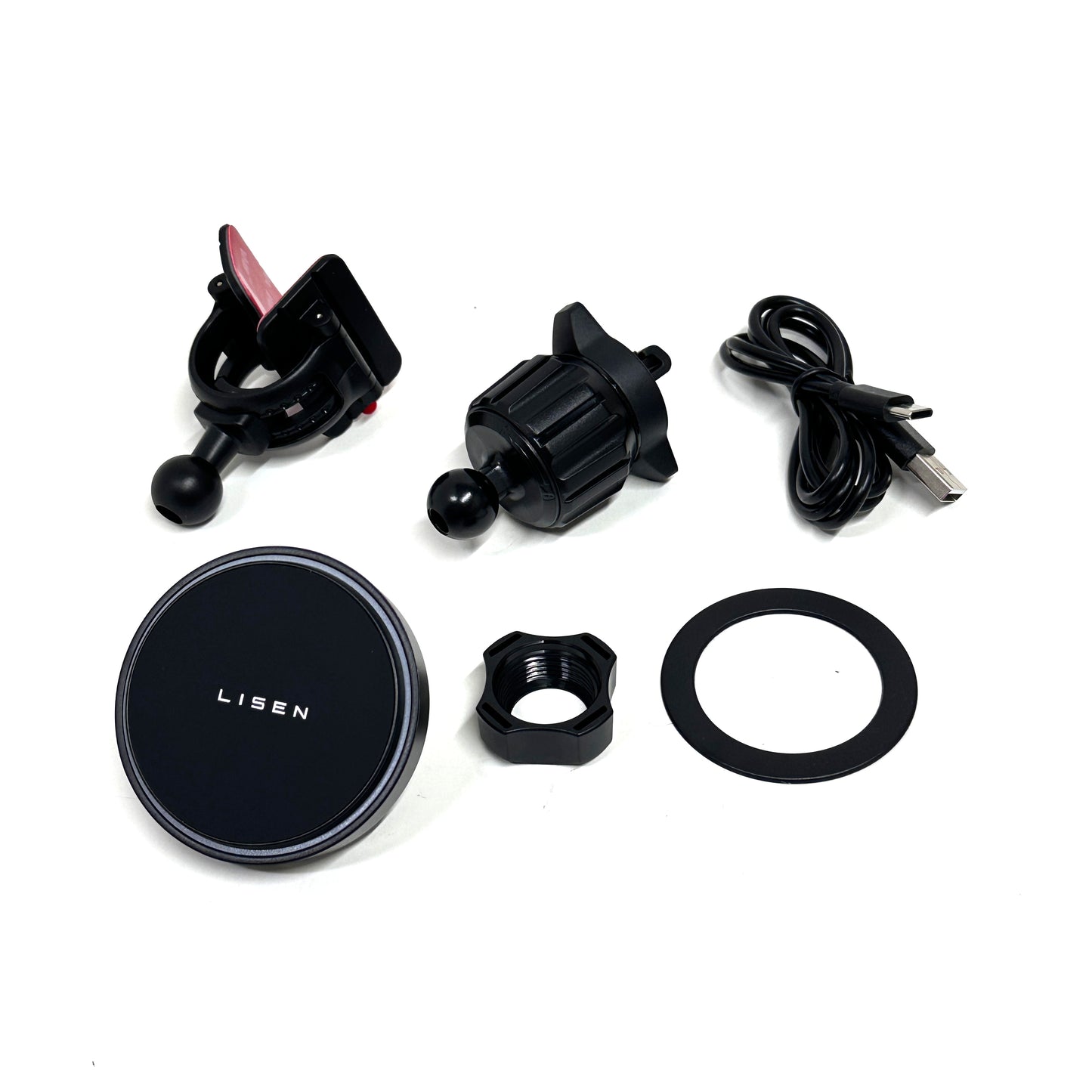 15W MagSafe Car Mount Charger, Magnetic Phone Holder